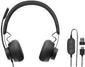 Logitech Zone Wired - Headset - On-Ear - kabelgebunden - aktive Rauschunterdr&uuml;ckung