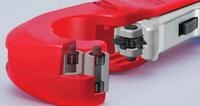 Knipex TubiX - Rohrschneider - Edelstahl - Kunststoff - Edelstahl - Blau - Rot - 26