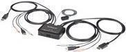 StarTech.com SV211DPUA4K USB DisplayPort KVM Switch (Unterst&uuml;tzt 3,5-mm-Audio,