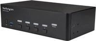 StarTech.com 4 Port HDMI KVM Switch - 4K 30Hz - Dual Display - KVM-/Audio-/USB-Switch