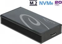 DeLOCK - Speichergeh&auml;use - M.2 NVMe Card / PCIe (NVMe) - 20 Gbit/s - USB 3,2...