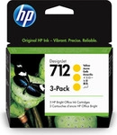 HP 712 - 3er-Pack - 29 ml - Gelb - Original - DesignJet - Tintenpatrone - f&uuml;r
