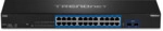 TRENDnet TEG 30262 - Switch - 24 x 10/100/1000 + 2 x 10 Gigabit SFP+ - an Rack