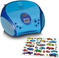 Lenco SCD-24BU kids - Tragbar - FM - Automatischer Suchlauf - 4 W - 60 dB - LCD
