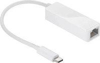 Wentronic 66255, Wentronic Goobay USB-C Adapter - Ethernet (RJ45), Wei&szlig; - schnelle