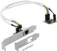 DeLOCK Mini PCIe I/O PCIe half size 1 x Gigabit LAN Low Profile - Netzwerkadapter -
