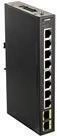 D-Link DIS 100G-10S - Switch - unmanaged - 8 x 10/100/1000 + 2 x 100/1000 SFP - an