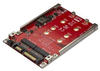 Startech S322M225R, StarTech.com Dual-Slot M.2 Drive to SATA Adapter for 2.5 " Drive