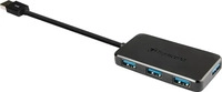 Transcend TS-HUB2K, Transcend HUB2 - Hub - 4 x SuperSpeed USB3.0 - Desktop (TS-HUB2K)