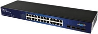 ALLNET 127211 Unmanaged L2 Gigabit Ethernet (10/100/1000) 19U Schwarz (ALL-SG8428M)