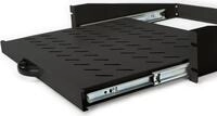 DIGITUS Professional DN-19-TRAY-2-450-SW Extendible - Rack - Regal - Schwarz, RAL