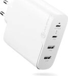 Alogic Ladeger&auml;t 100W 4 Port (2x USB-C, 2 x USB 3.0 A) wei&szlig; (WCG4X100-EU)