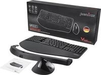 Perixx PERIDUO-605BDE Funk Tastatur, Maus-Set Deutsch, QWERTZ, Windows&reg; Schwarz