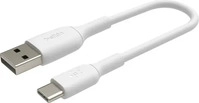 Belkin CAB001bt0MWH, BELKIN USB-C/USB-A CABLE 0.15 m, USB-C to USB-A, White