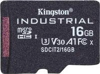 Kingston Industrial - Flash-Speicherkarte - 16 GB - A1 / Video Class V30 / UHS-I U3 /