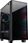 Inter-Tech X-608 Micro - Tower - PC - Glas - ITX,uATX - Gaming - Rot/Gr&uuml;n/Blau