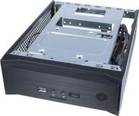Inter-Tech MW-01 II Geh&auml;use Mini-ITX, USB 3.0 (Typ A+C) schwarz, Cardreader