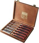 Bahco 424P-S6-EUR. Typ: Mei&szlig;el-Set, Handgrifffarbe: Schwarz/Orange.