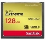 Sandisk CF Extreme 128GB - 128 GB - Kompaktflash (CF) - 120 MB/s - Schwarz - -25 - 85