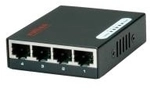 ROLINE Gigabit Ethernet Switch, Pocket, 4 Ports (21.14.3514)