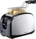 Trisa Crispy Snack Toaster Edelstahl, Schwarz (7361.4212)