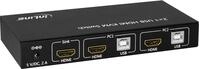 InLine 2x1 HDMI KVM Switch - KVM-/Audio-/USB-Switch - 2 x KVM/Audio/USB - 1 lokaler