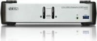 ATEN CS1912 KVMP Switch - KVM-/Audio-/USB-Switch - USB - 2 x KVM/Audio/USB - 1