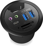 RaidSonic ICY BOX IB-HUB1404A - Hub - 2 x SuperSpeed USB 3.0 + 1 x USB-C - f&uuml;r
