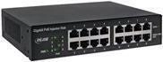 PoE+ Gigabit Netzwerk Injektor Hub 8 Port (8x PoE+) - 1GBit/s - 48,30cm (19) (Winkel