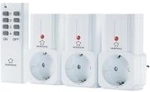 Renkforce Funk-Schalter-Set Zwischenstecker 4teilig Reichweite max. (im Freifeld) 30