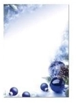 Sigel Weihnachts-Motiv-Papier Blue Harmony - Motiv-Papier - A4 (210 x 297 mm) - 90