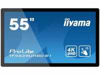 Iiyama TF5539UHSC-B1AG, iiyama ProLite TF5539UHSC-B1AG Touchscreen-Monitor 139,7 cm