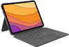 Logitech 920-010300, Logitech Combo Touch - Tastatur und Foliohülle - mit Trackpad -