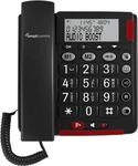 Audioline Amplicomms BigTel 48 Plus - Telefon mit Schnur - Dunkelgrau (ATL1423891)
