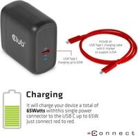 Club 3D Triple Display Dynamic PD Charging Dock - Dockingstation - USB-C - VGA, HDMI,