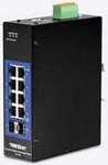 TRENDnet TI-G102i - Switch - nicht verwaltet - 8 x 10/100/1000 + 2 x Gigabit SFP - an