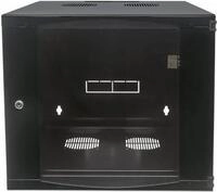 Intellinet Double Section - Wandschrank - Schwarz, RAL 7021 - 15U - 48,3 cm (19)