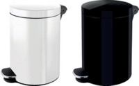 Helit H2404195 M&uuml;lleimer 8 l Rund Silber (H2404195)