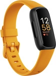 Fitbit Inspire 3 - Schwarz - Aktivit&auml;tsmesser mit Band - Silikon - Orange -