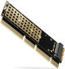 AXAGON PCEM2-1U, Axagon PCI-E 3.0 16x - M.2 SSD NVMe. Up to 80mm