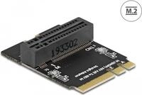 Delock M.2 key A+E male to key M slot angled with holder - Schnittstellenadapter -