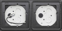 GIRA 5502910. Produkttyp: Surface mount box, Produktfarbe: Anthrazit,