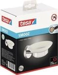 TESA Smooz Seifenhalter Silber - Wei&szlig; (40324-00000-00)