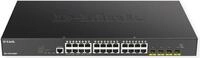 D-Link DGS 1250-28XMP - Switch - L3 Lite - Smart - 24 x 10/100/1000 (PoE) + 4 x 10