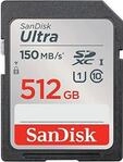 SanDisk Ultra - Flash-Speicherkarte - 512GB - Class 10 - SDXC UHS-I