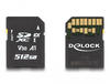 Delock 54092, Delock - Flash-Speicherkarte - 512 GB - Video Class V30 / UHS-I...