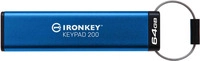 Kingston IronKey Keypad 200 64 GB - Hardware-verschl&uuml;sselter USB-Stick USB 3.2 FIPS