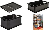keeeper Aufbewahrungsbox robert, 64 Liter, graphite Tragkraft: 60 kg, Transportbox,