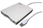 Sandberg USB Floppy Mini Reader - Laufwerk - Diskette (1,44MB) - USB - extern