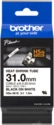 Brother HSe-261E - Schwarz auf Wei&szlig; - Rolle (3,1 cm x 1,5 m) 1 Kassette(n) H&auml;ngebox